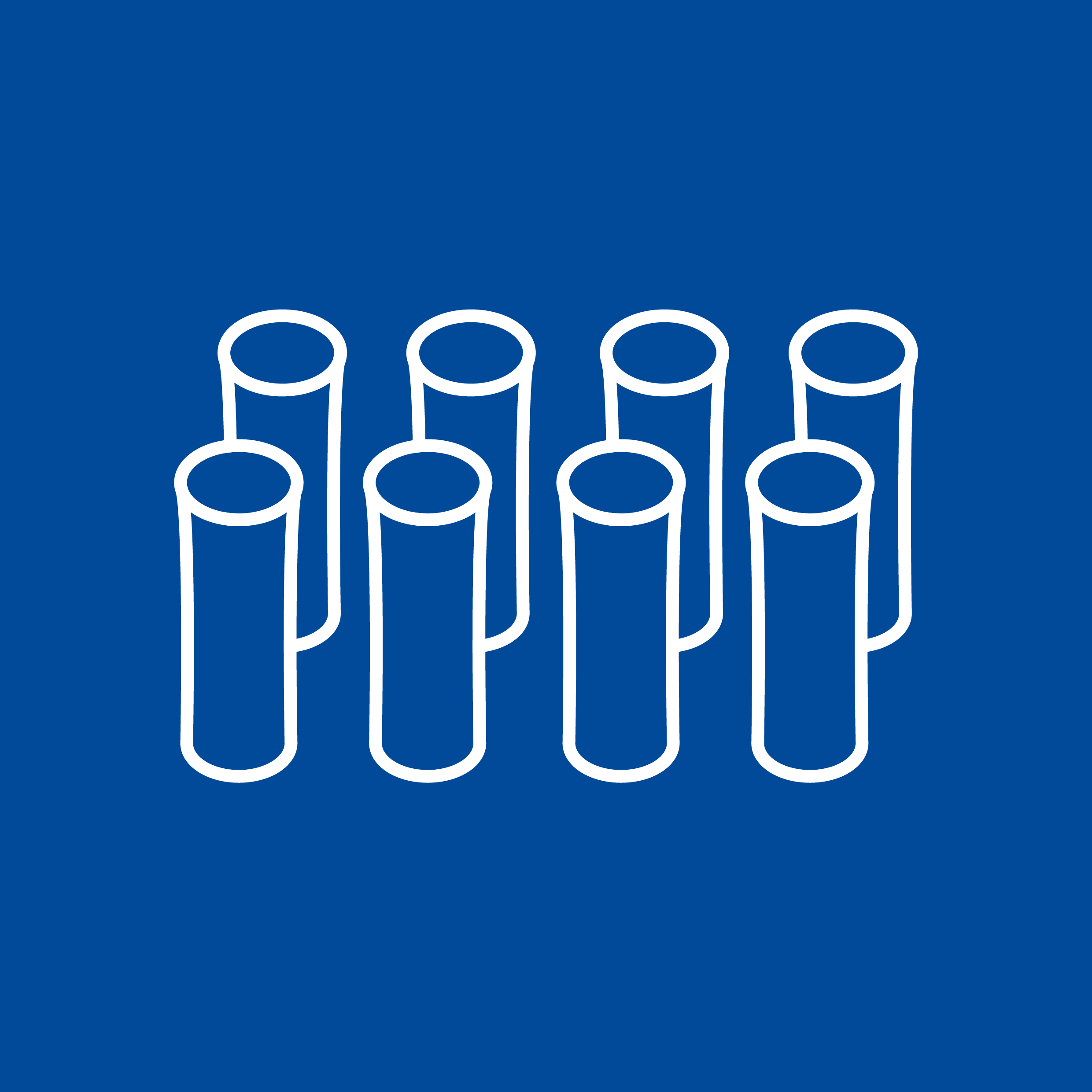 Exhibition Icons SQ White Blue 05